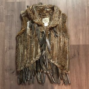 Cripple Creek Rabbit Fur Vest